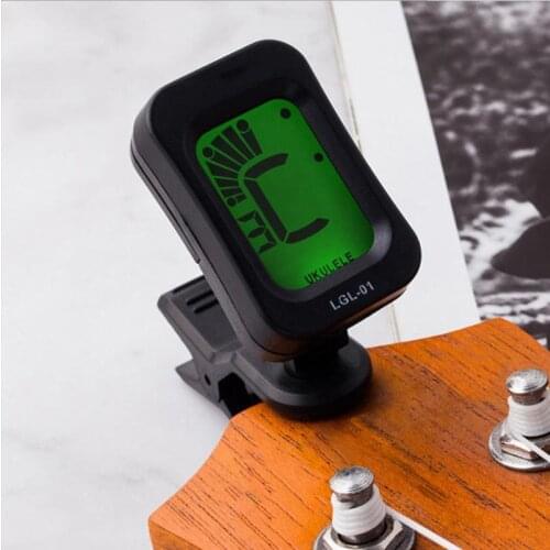 1Pc Chromatic Clip-On Tuner for Acoustic Guitar Bass Violin Ukulele Ornate Best Musical Instrument Bass Tuner Bass Tuner
