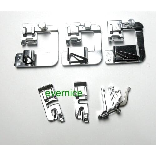 5 Hemmer Feet High Shank Holder For Juki Janome Mc9000 Pfaff Grand Quilter