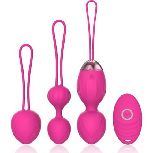 Wireless Remote Control Vibrating Egg Kegel Balls For Beginners Women Ben Wa Balls Sets Sex Toys