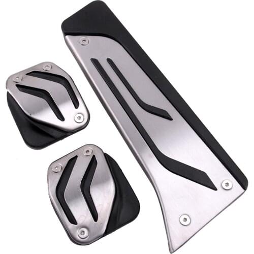 Car Gas Clutch Brake Pedal Pad Cover Fit For BMW 1 2 3 X3 2016 2017 Manual Transmission Models