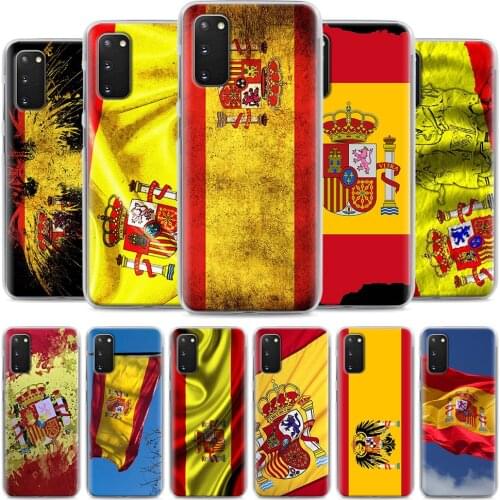 For Samsung Galaxy S10 S20 Ultra S10e S20 FE A50 A70 A51 A71 A21s M51 M31s Phone Cover Case Spain Flag