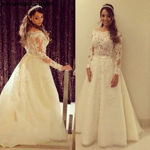 DYYMYH&MJPGHBT Long Wedding Dresses