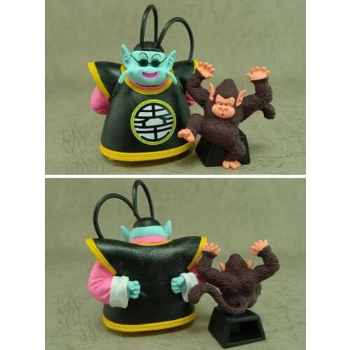 BANDAI Dragon Ball Action Figure Dragon Ball HG Gacha19 Bullet World King + Barbrus Rare Pair of Out-of-print Model Toys