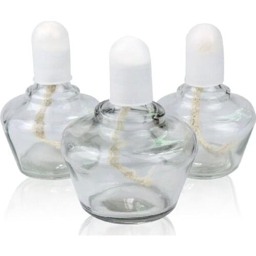 1pc 150ml 250ml Glass Alcohol Burner Lamp with Cotton wicks for Laboratory heating