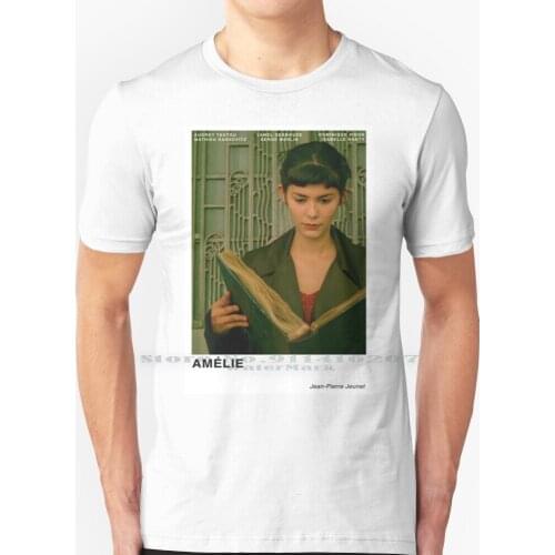 Amélie T Shirt 100% Pure Cotton Amelie Indie Underground Cute Romantic Romance Reading Bookworm Book Worm Gnome Alternate