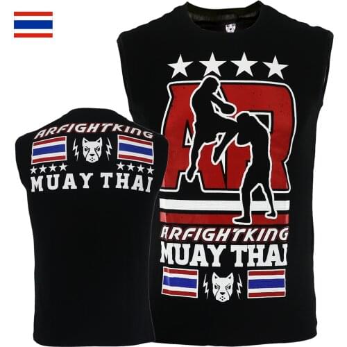 MMA T Shirt Rashguard Jiu Jitsu Bjj Sleeveless Shirt Fitness Muay Thai Boxing Sport Jersey Kick boxing Compression Sanda Jerseys