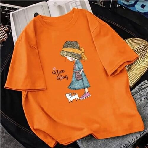 Summer Streetwear T Shirt Tops Harajuku y2k Anime Cute Kawaii Straw Hat Girl Oversized T-shirt Casual Women Short Sleeve T-shirt