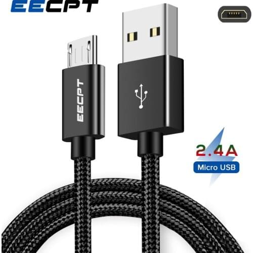 EECPT Micro USB Cable Fast Charging Wire Data Cord Microusb Phone Charger Cable for Android Samsung S7 Xiaomi Redmi Note 5 Pro
