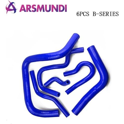 6PCS Silicone Radiator Hose kit For HONDA CIVIC DOHC Type R DC2 EK4/9 B16A/B B18C