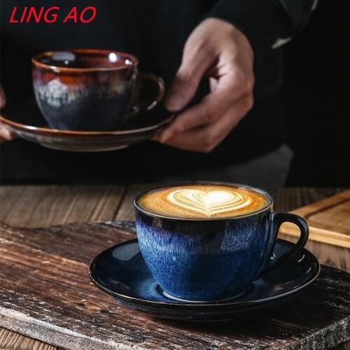 LINGAO Latte Mugs