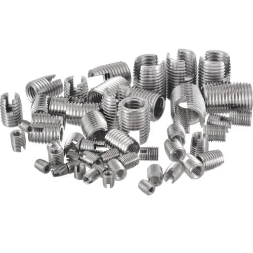 M2 M2.5 M3 M4 M5 M6 M8 M10 M12 Stainless Steel self tapping thread insert Helical Insert Self Tapping Slotted Screw