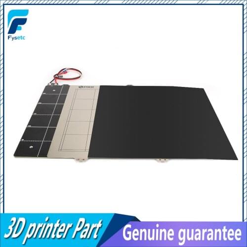3D Printer Parts Magnetic Heated Bed 24V Wiring Thermistor Kit With Steel Sheet 300*300mm For CR-10 CR10 BLV MGN Cube