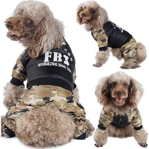 Pet Clothing Winter Dog Clothes Jumpsuit Coat Jacket Outfit Yorkshire Puppy Poodle Bichon Pomeranian Schnauzer Dog Costume Pants