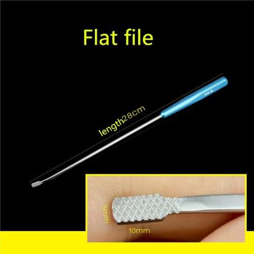 Orthopedic instrument medical hip Knee joint cross Cruciate ligament restoration recovery sport medicine PCL DCL Flat Bone file