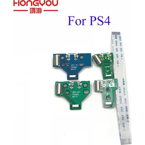 JDS-001 JDS-011 JDS-030 JDS-040 USB Charging Port Socket Board charger board with flex ribbon cable For PS4 Pro controller board