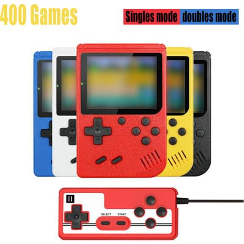 Retro Portable Mini Handheld Video Game Console 3.0 Inch 8 Bit LCD Color game Player Built-in 400 Games Kids Boys Gift 2021 New
