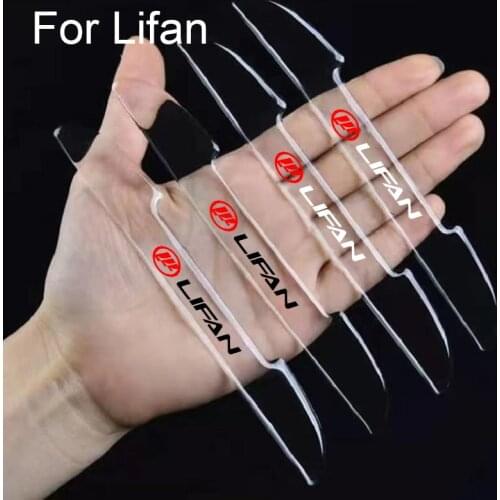 Car door anti-collision strip decoration Edge Bumper Protective Stickers For Lifan X60 Solano 320 720 620 125CC 200CC 150CC