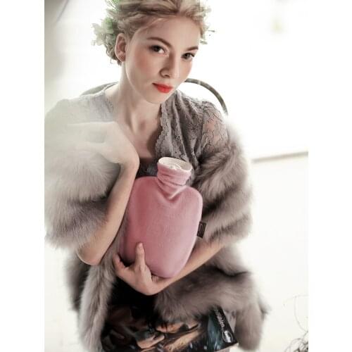 Filling Water Injection PVC Explosion-Proof Good-looking Medium Hot Water Bag Men and Women Hot-Water Bag Hand Warmer Water