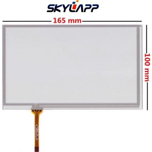 7''Inch TouchScreen 4 Wire 165mm*100mm for GPS Navigator HSD070IDW1 A11 B00 AT070TN94 92 90 Resistance Handwritten Touch Panel