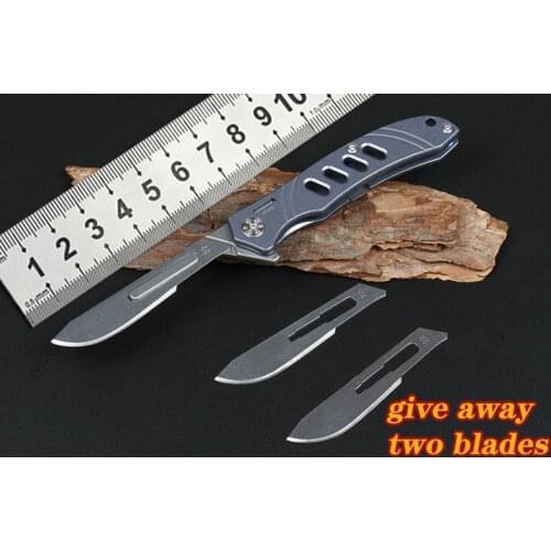 Folding knife camping survival knife letter opener peeling self-defense kitchen tools EDC pocket convenient hiking low price