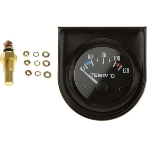 2" 52mm LED Display Digital LED Water Temperature Gauge Meter for Car Auto