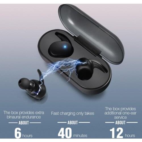 TWS Ear Plugs Waterproof Mini Simple Music Earphone for Sport