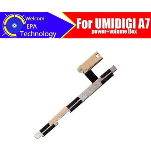 UMIDIGI A7 Side Button Flex Cable 100% Original Power + Volume Button FPC Wire Flex Cable repair accessories for A7