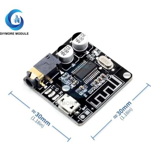 VHM-314 Mini Bluetooth 5.0 Audio Receiver Module MP3 Lossless Decoder Board Wireless Stereo Music Stereo Output Amplifier