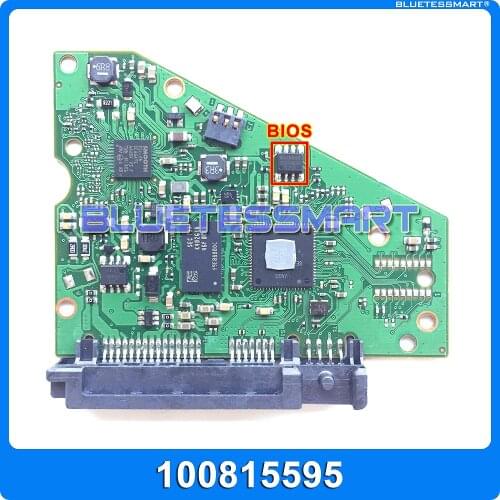 Hard drive parts PCB logic board printed circuit board 100815595 REV D for Seagate 3.5 SATA hdd data recovery hard drive repair