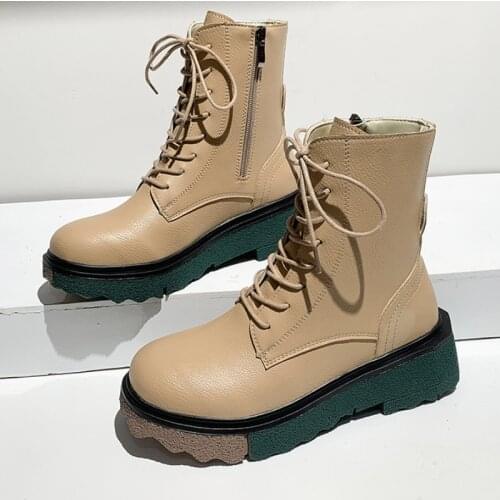 Women Boots 2021 Fashion High Quality Casual Women Shoes Warm Comfort Winter Ankle Boots Female Waterproof Thick Heel Shoes