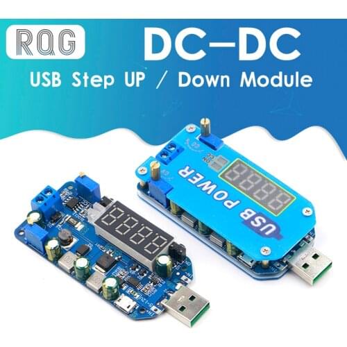15W Adjustable DC-DC CC CV USB 5V to 3.3V 9V 12V 24V 30v Step UP / Down Power Supply Module Adjustable Boost Buck Converter