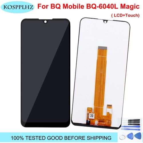 1560*720 black 6.09inches For BQ mobile BQ 6040L 6040 magic LCD Display And Touch Screen assembly bq6040 bq6040l Replacement