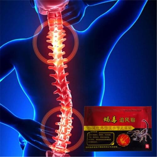 24pcs/3bags New Scorpion Venom Orthopedic Pain Relief Patch Spine Medicated Plaster Back/Muscle/Joint/Foot Analgesic Plasters Se