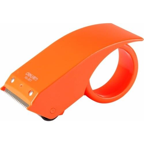 48mm Packaging Tape Dispenser 2" Plastic Tape Cutter Packing Sealing Dispenser Light Weight Packing Sealing Cutter Random Color