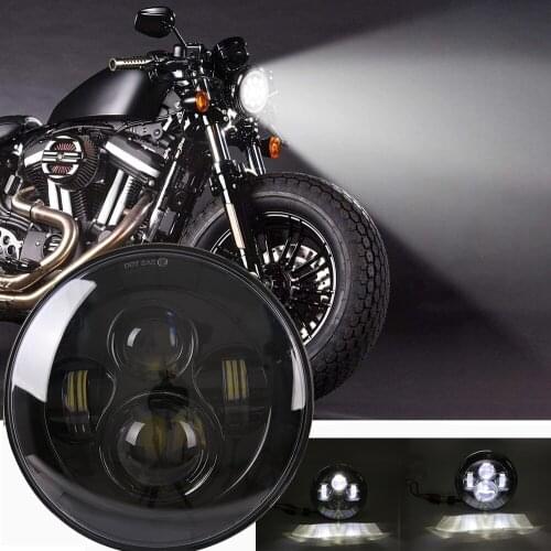 Motorcycle 7 inch LED Headlight for Touring Ultra Classic Electra Street Glide Road King Victory Yamaha Motorbik Headlamp