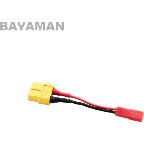 1pc XT60 to JST power adapter XT60 plug female to JST male Soft Silicone Wire Cable 50mm for RC Multicopter Drones