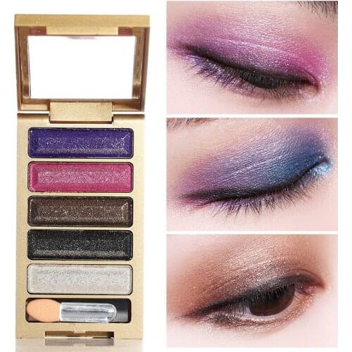 Diamond Glitter Eyeshadow Professional Nude Eyeshadow Palette Smoky Cosmetic Set Shimmer Makeup Pigment Eye Shadow Kit Makeup