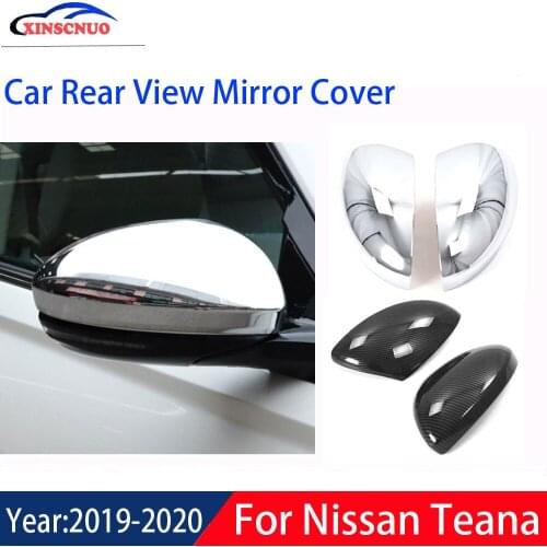 XINSCNUO 1 Pair Car Rear View Mirror Cover For Nissan Teana 2019 2020 Mirror Covers Caps Replacement
