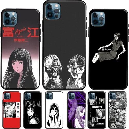 Tomie Junji Ito Case For iPhone 11 12 Pro Max mini XR X XS Max 5S 6S 7 8 Plus SE 2020 Coque Funda