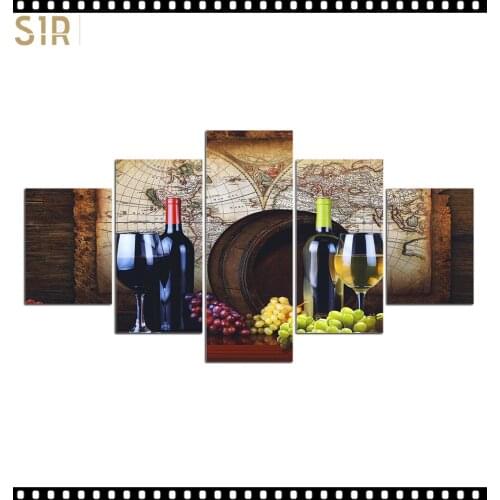 Decorative painting 5 Pieces European Style Canvas Painting Wall Poster Art Picture for Home Rooms Decoration