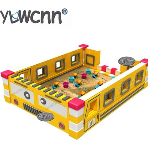 Kids soft play set indoor playground sand pool parks baby play area sand pit INA171085