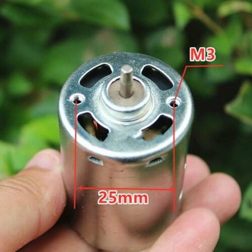 DC 545 Motor Reverse High Speed with Cooling Fan for Portable Hand Electric Drill Screwdriver Garden Tool DC 5V-9V 6V High Power