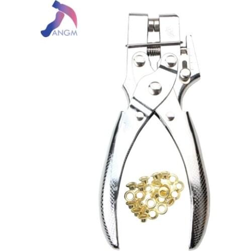 Labor-saving Multi-function Punch Pliers Button Pliers Corn Pliers Round Hole Punching Tool with Rivets T-0009 for Watche Rivets