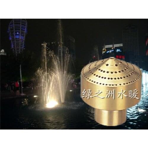 Copper material 6 fireworks shower nozzle water features fountain head pool fountain head sprinkler