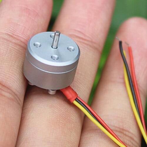 DC 5V-14V 12V 5730RPM Mini 3-phase Brushless Motor Outer Rotor Large Torque Double Ball Bearing 12N16P for Quadcopter Fixed Wing