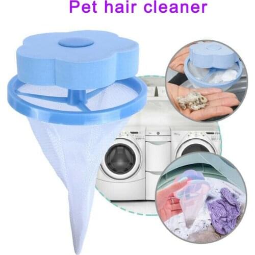 Floating Pet Fur Catcher Reusable Hair Remover Tool for Washing Machine Cat Dog Clean Tool