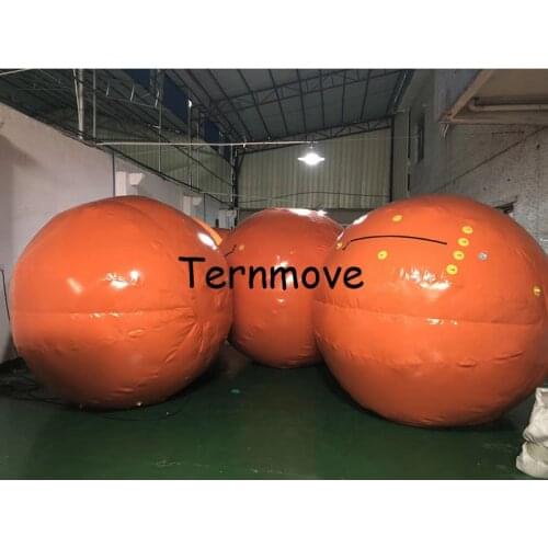 3m/10ft Good Quality PVC Tarpaulin Air Sealed Inflatable Sphere,Giant Float Water Advertising Balloon sky Sphere ball