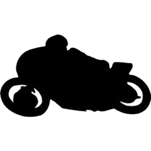 Car Sticker Personality Creative Motorcycle Funny Car Decal PVC Car Decoration Decal Cover Scratch Black/White, 15cm*8cm