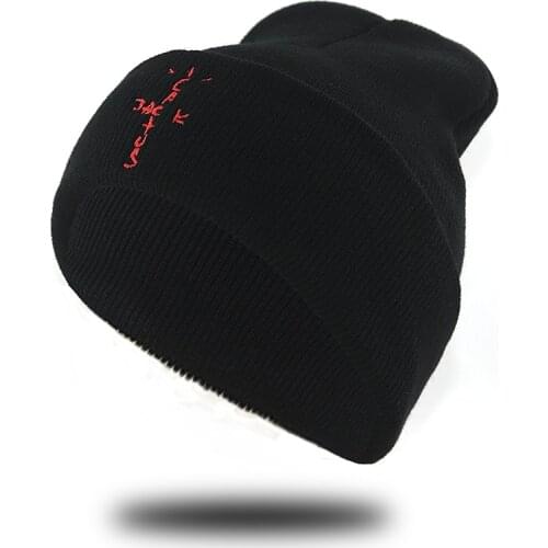 Embroidery jack cactus Beanie hat 100% cotton Winter Hats warm Knitted Skullies Beanies Hat Hip Hop Knit Caps unisex