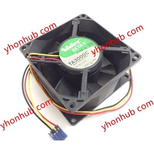 Nidec TA300DC M35133-58PW1 DC 24V 0.44A 80x80x38mm Server Cooling Fan